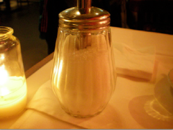 Suikerpot op tafel